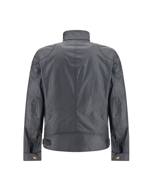 Belstaff Gray Racemaster Jacket for men