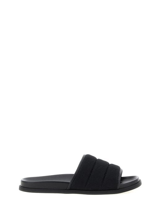 Gucci Black Gg Slides for men