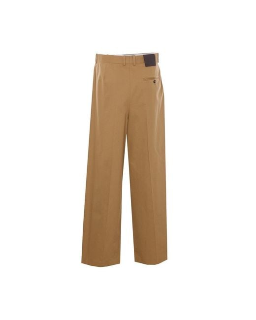 Loewe Natural Anagram Patch Logo Pants for men