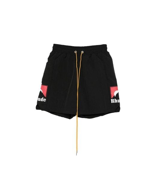 Rhude Black Shorts for men