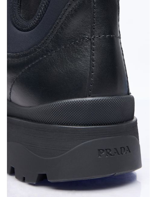 Prada Black Blixxen Boots for men