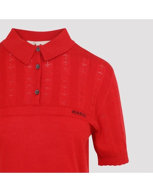 Marni Red Polo