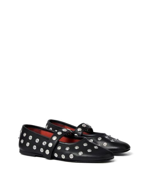 Stella McCartney Black Flat Shoes