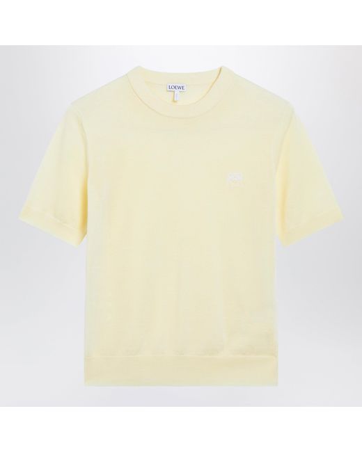 Loewe Yellow Light Wool Knit Top