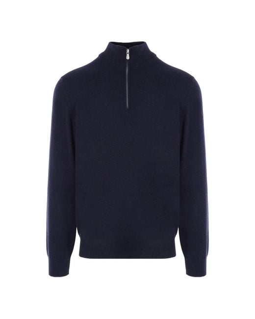 Brunello Cucinelli Blue Sweaters for men