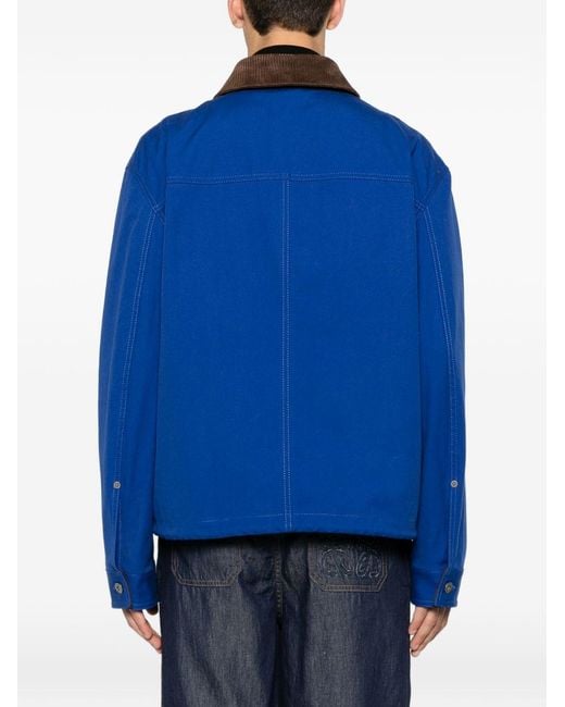Loewe Blue Workwear Jacket for men