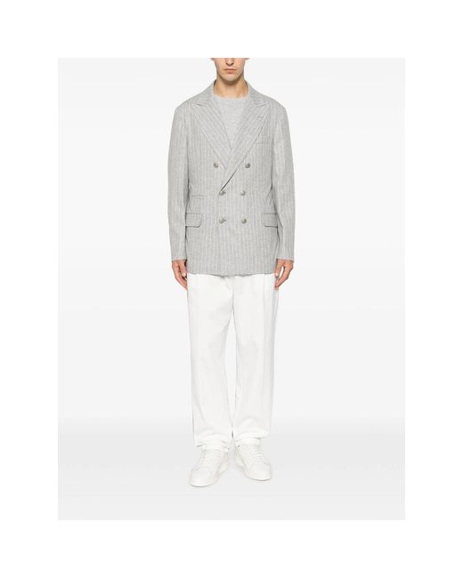 Brunello Cucinelli Gray Jackets for men