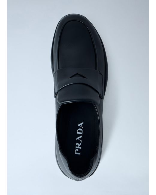 Prada Multicolor Leather Loafers for men