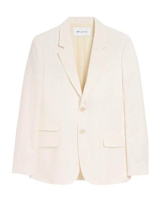 AMI Natural Ami Single-Breasted Jacket for men