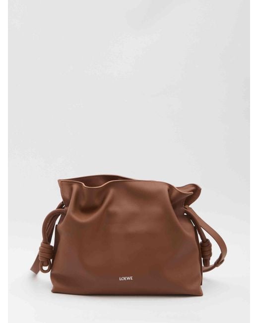 Loewe Brown Flamenco Clutch Medium Bag