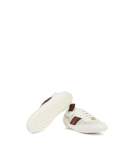 Gucci White Neutrals Trainers