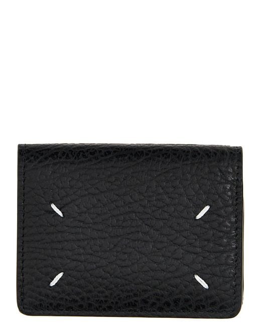 Maison Margiela Black Stitching Wallet for men
