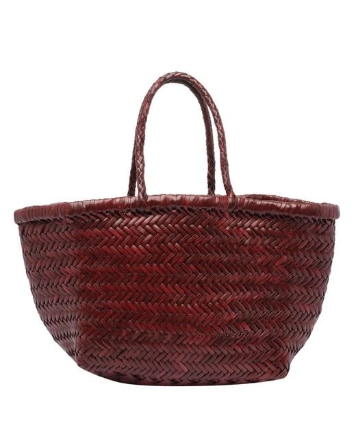 Dragon Diffusion Red Small Triple Jump Handbag