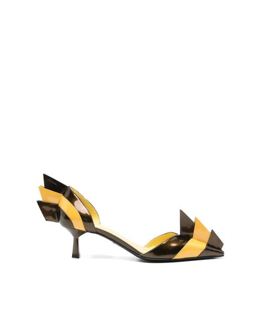 Prada Metallic Shoes