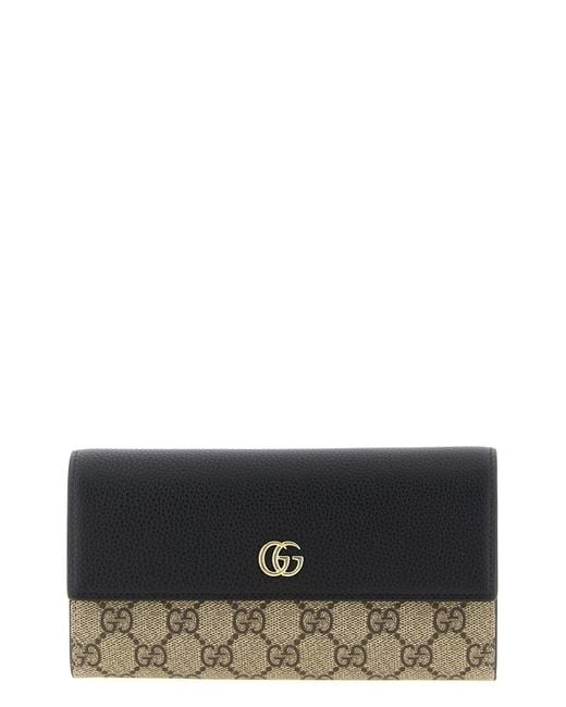 Gucci Black 'Petit Maramont' Wallet