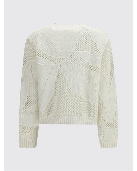 Max Mara White Sweater