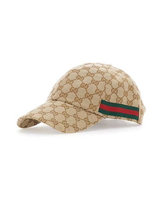 Gucci Natural Gg + Web Baseball for men