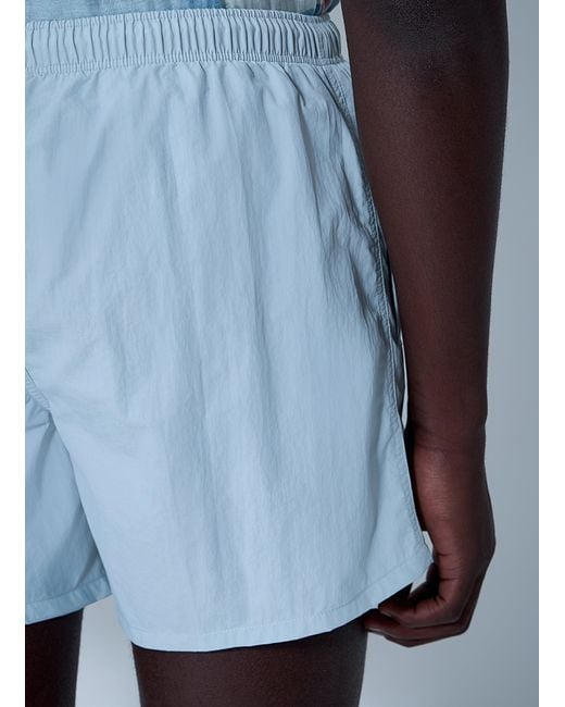 Our Legacy Blue Drape Tech Shorts for men