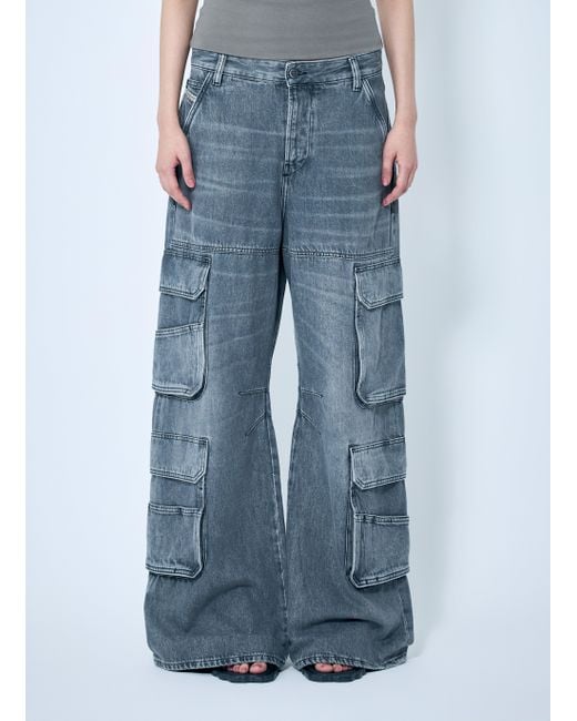 DEISEL カーゴ Jeans 1996 D-Sire 0hlaa W24 Women's Relaxed