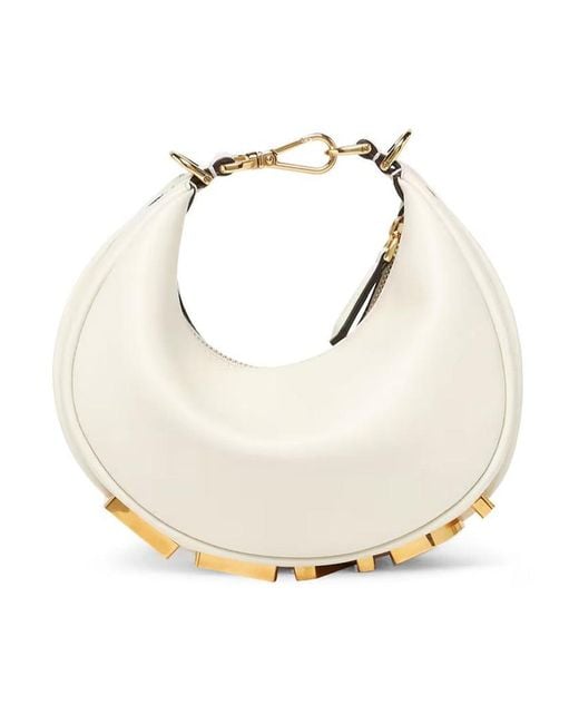 Fendi White Graphy Mini