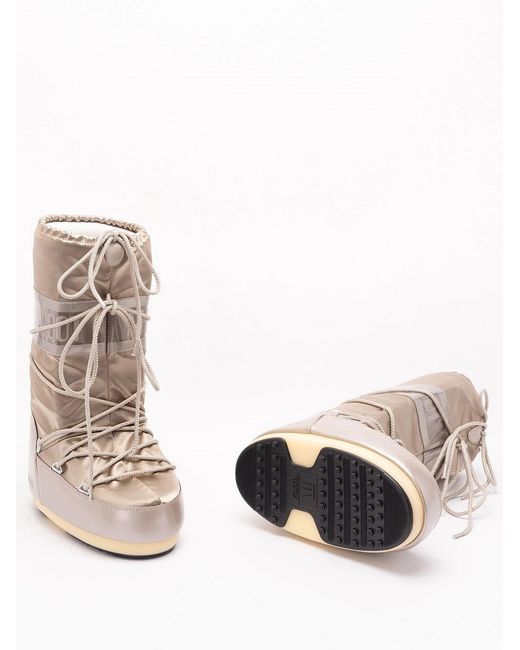 Moon Boot Natural 'Icon Glance' Boots