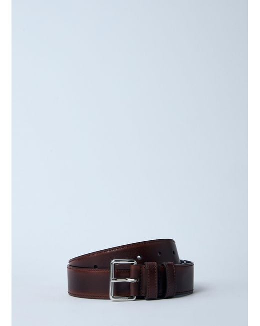 Prada Blue Leather Belt for men