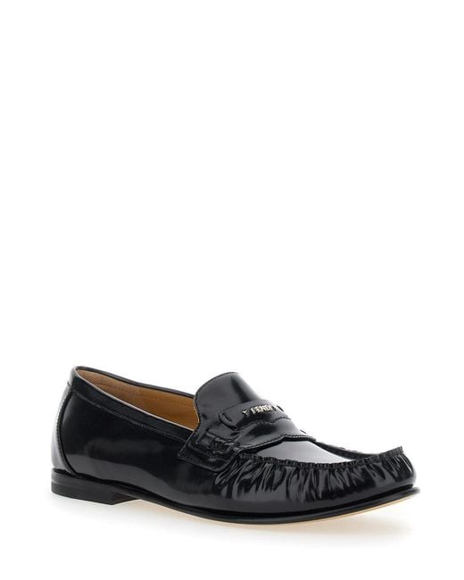 Fendi Black Pelle Cuneo for men