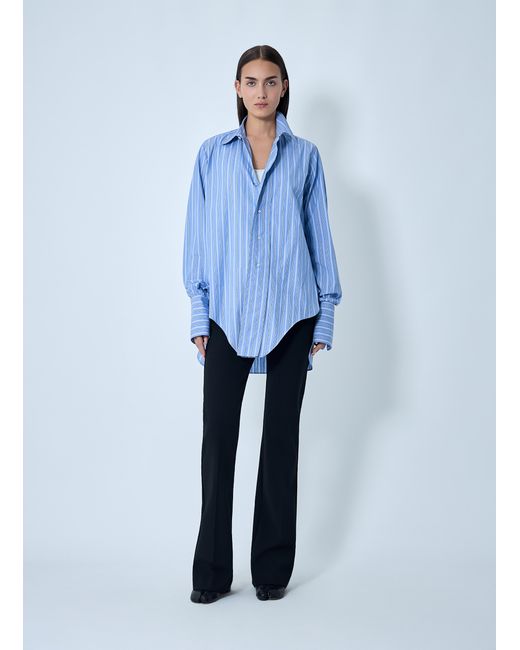 Maison Margiela Blue Button-Down Shirt