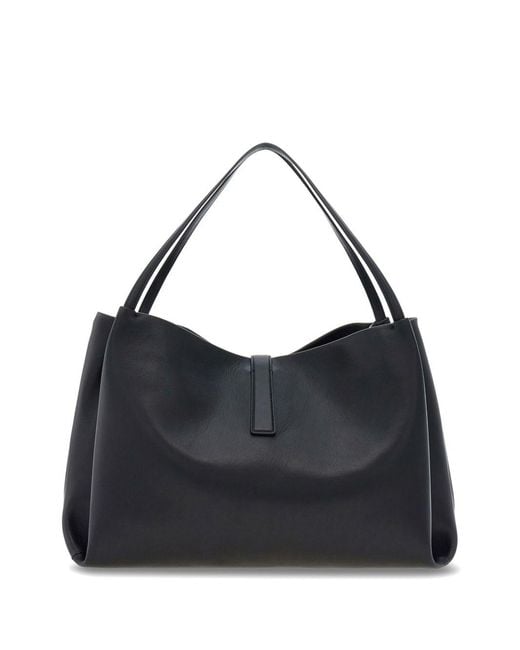 Ferragamo Black Chic Medium Tote Handbag
