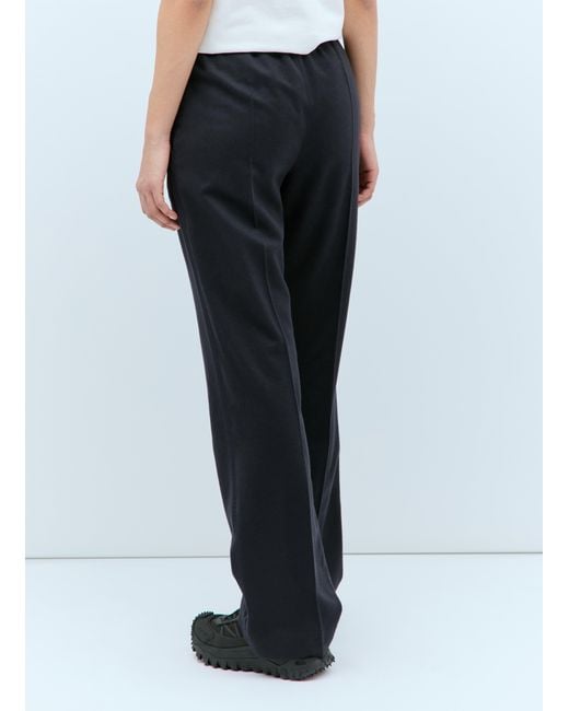 Moncler Black Wool-Blend Drawstring Trackpants