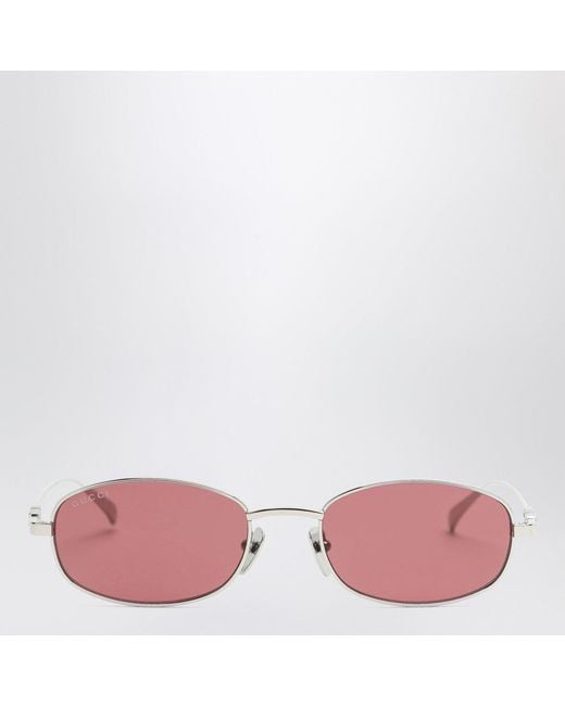 Gucci Pink Oval Sunglasses