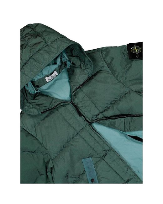 Stone Island Green Jackets for men