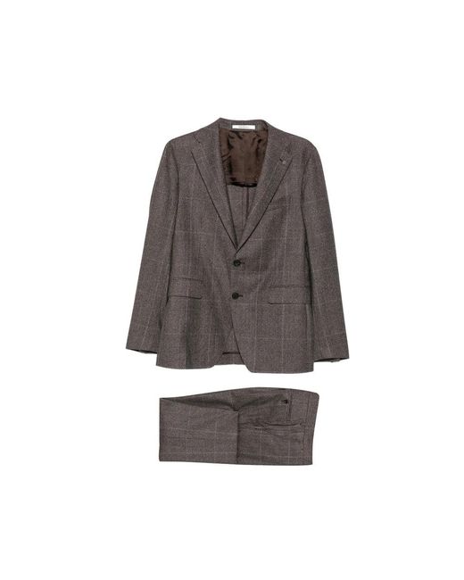 Tagliatore Gray Suits for men