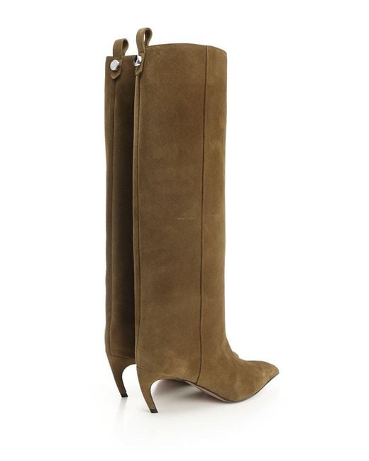 The Attico Green "Lea" Boot