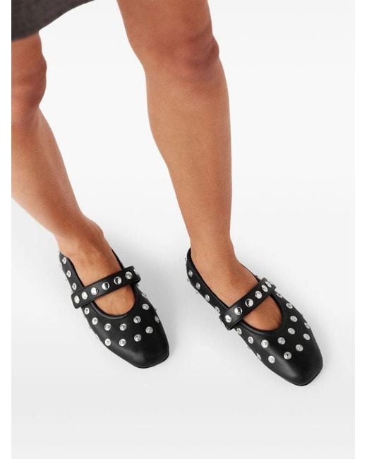 Stella McCartney Black Flat Shoes