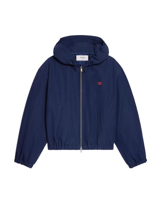 Céline Blue Nylon Windbreaker for men