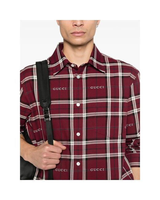 Gucci Red Shirts for men