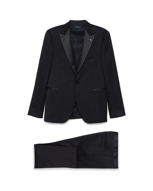 Tagliatore Black Suits for men