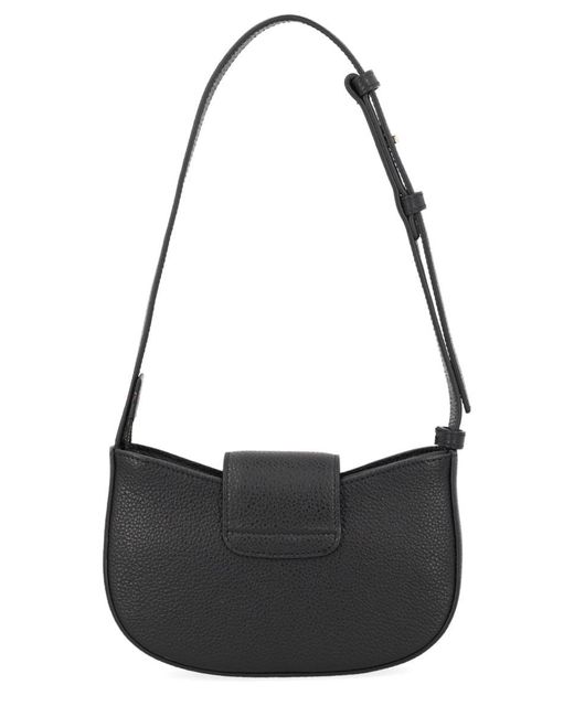 Ferragamo Black Calf Leather Bag