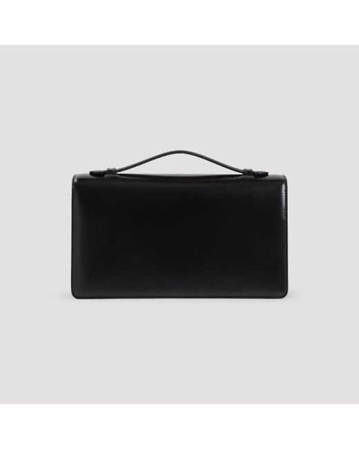 Céline Black Triomphe Medium Folio