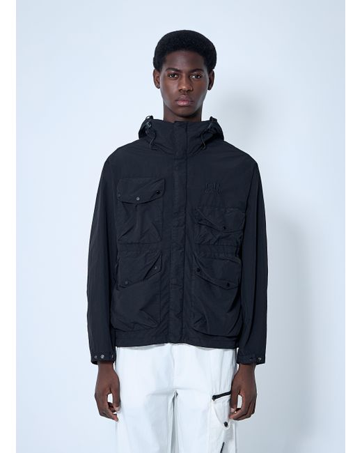 【定価13.6万】CPCompany Flatt Goggle Jacket L C.P. Company C.P. SHELL-R MIXED GOGGLE JACKET Black | BSTN Store