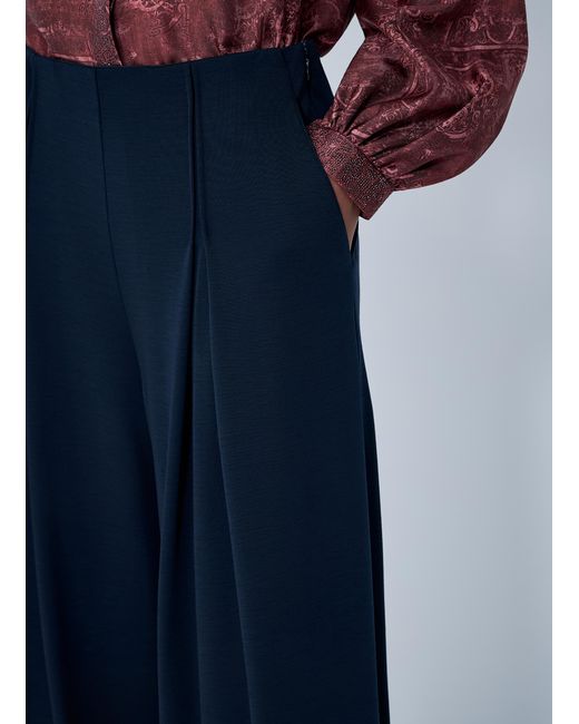 Max Mara Blue Wool Pants