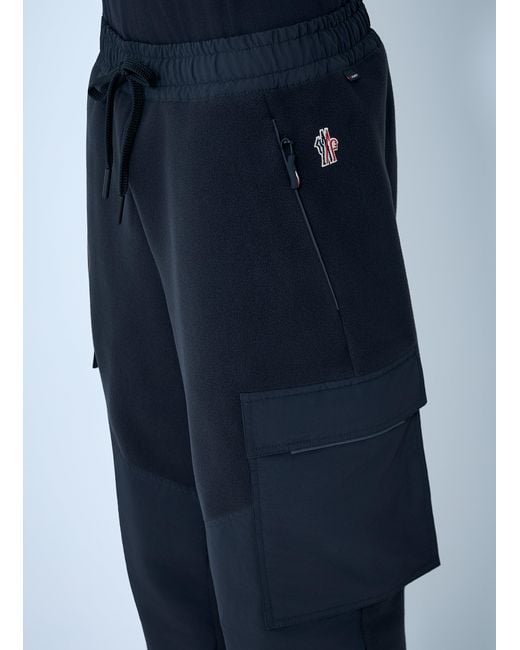 Moncler Blue Drawstring Track Pants for men