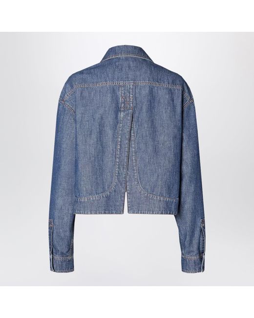 Fendi Blue Chambray Jacket