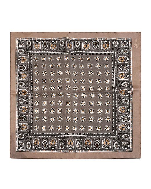 Brioni Metallic Scarves for men