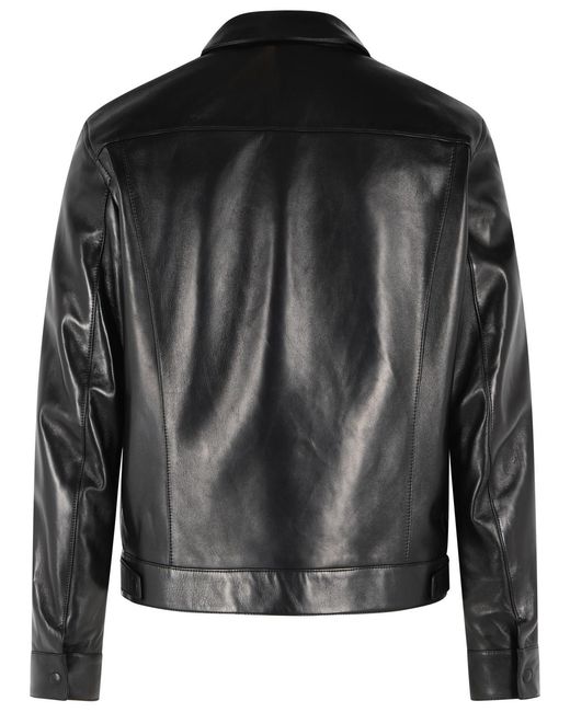 Tom Ford Black Leather Jacket for men