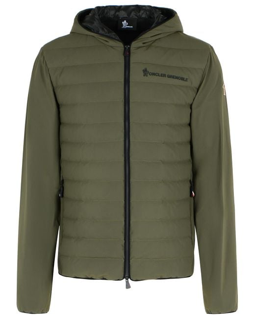 Moncler Green Polyamide Blend Jacket for men