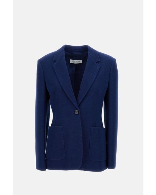Max Mara Bluette Utility Jersey Jacket