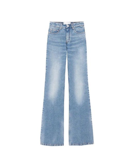 AMI Blue Ami Flare Jeans