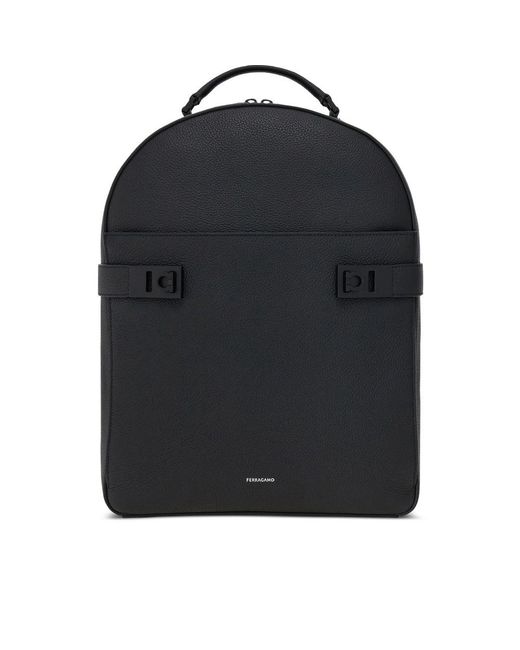 Ferragamo Black Backpacks for men